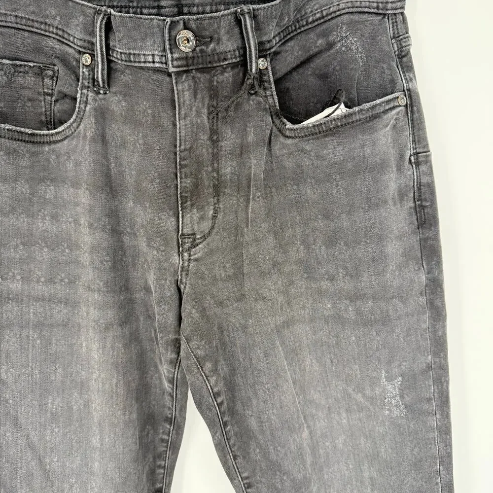 Robert Graham Jeans Men's Pants Black Dark Wash Straight Leg; Stone Washed 32